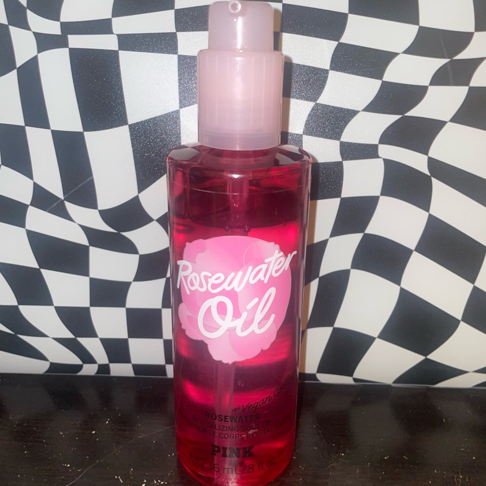 PINK Revitalizing Rosewater Oil rosewater + vegan collagen